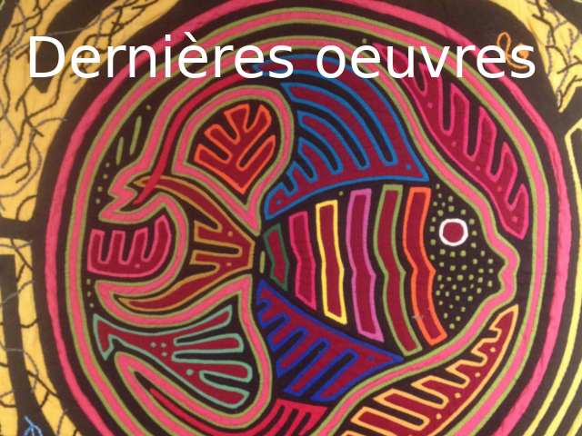 Dernières oeuvres d'art textile de Béatrice Rodaro-Vico